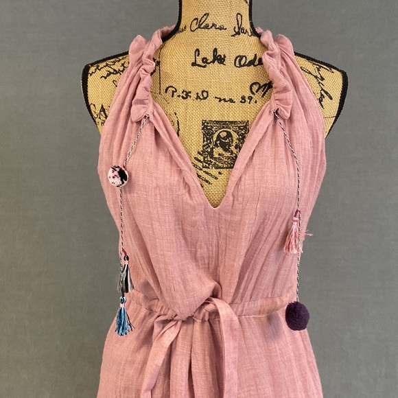 MISA tassle halter maxi dress - Picture 2 of 7